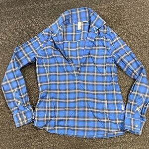 Stio Blue Plaid Women's Shirt